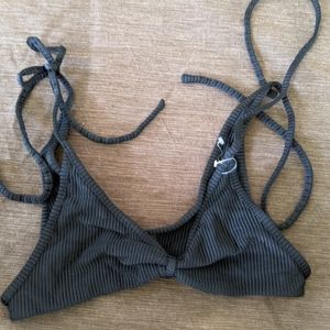Indah black swimsuit top